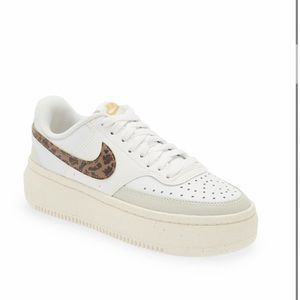 Nike leopard swoosh sneakers